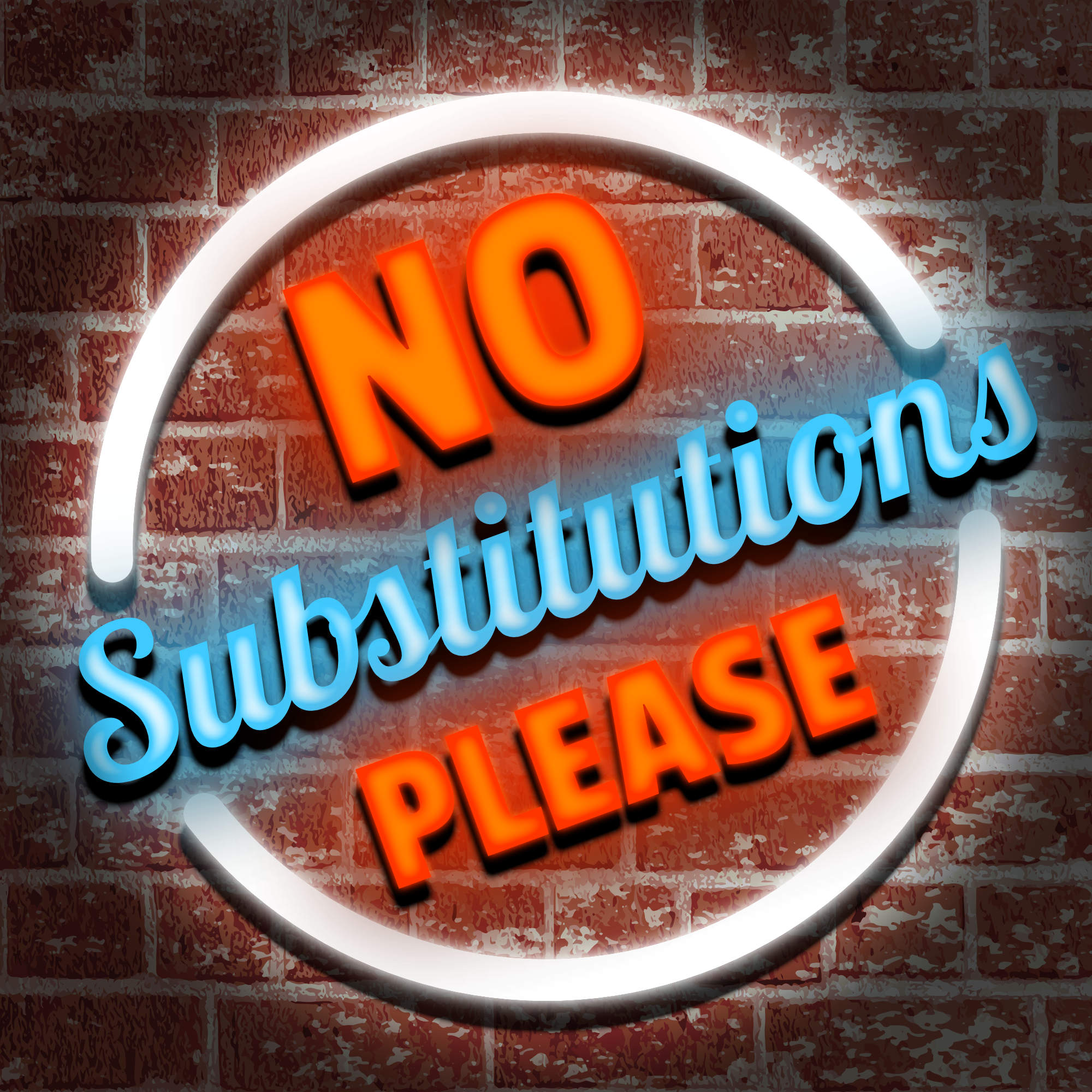 No Substitutions Please A Show About Food And The Things People Do 